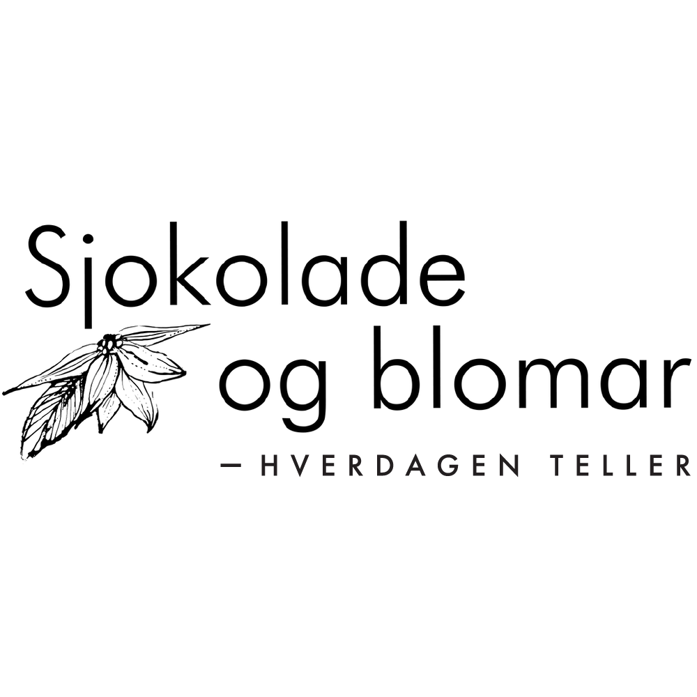 Logo Sjokolade og blomar